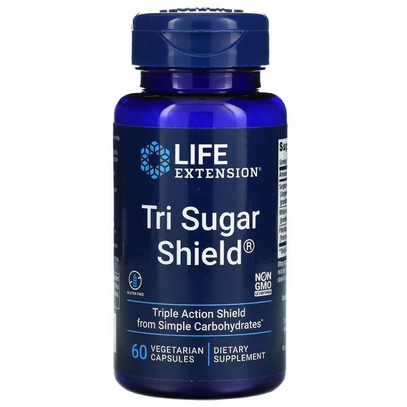 Life Extension Tri Sugar Shield 60 растительных капсул