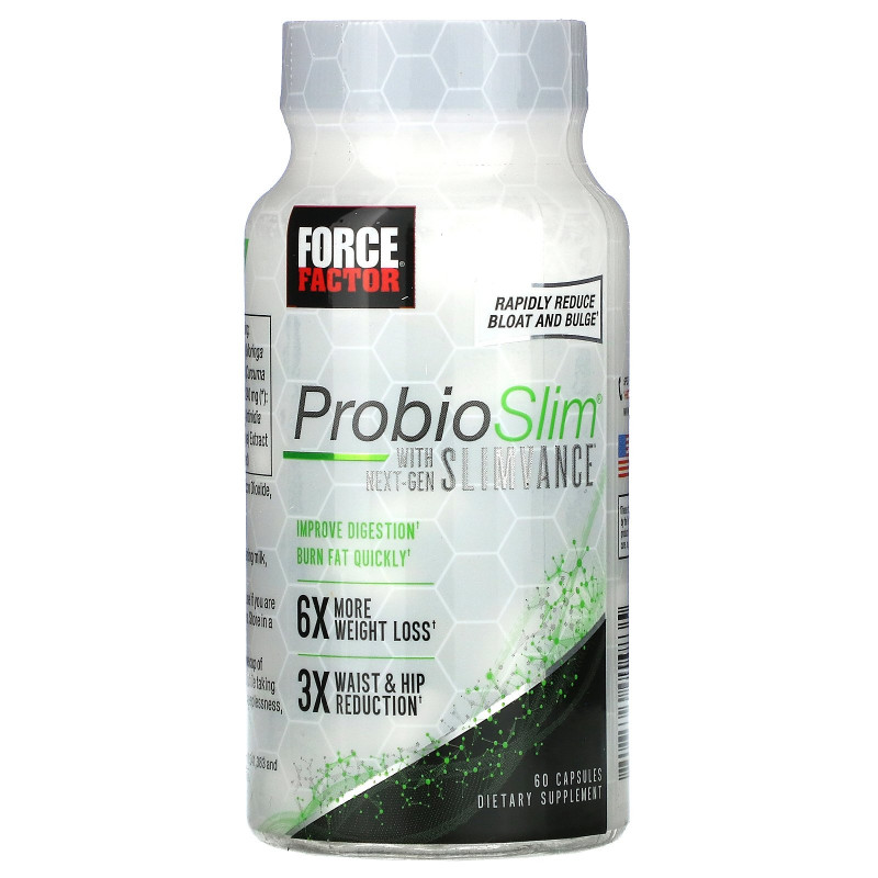 Force Factor, ProbioSlim with Next-Gen SLIMVANCE, 60 Capsules