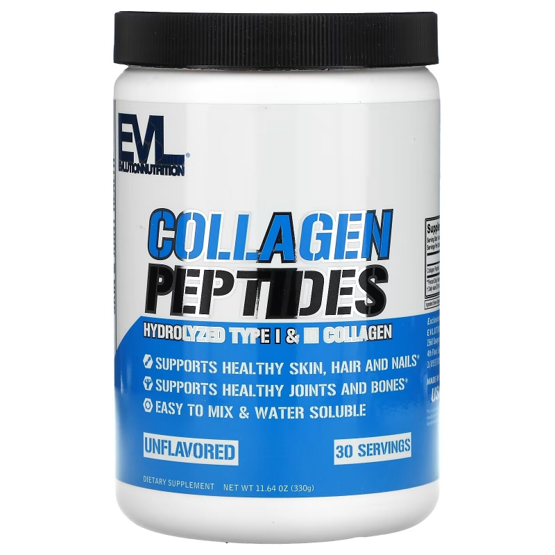 EVLution Nutrition, Collagen Peptides, Unflavored, 11.64 oz (330 g)