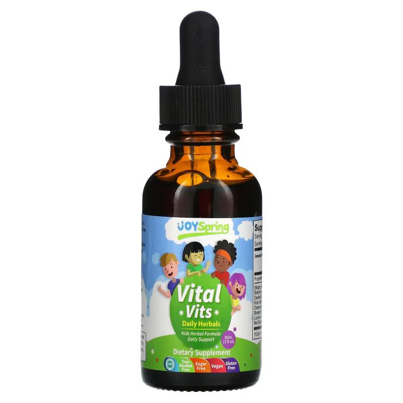 JoySpring, Vital Vits, Daily Herbals, 1 жидкая унция (30 мл)