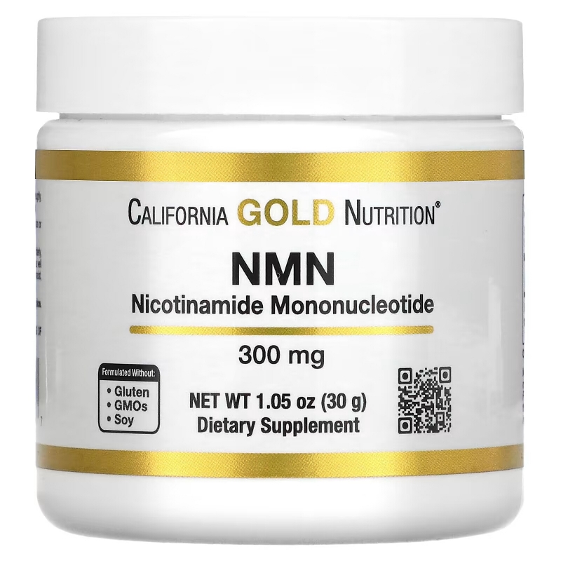 California Gold Nutrition, NMN Powder, 300 mg, 1.05 oz (30 g)